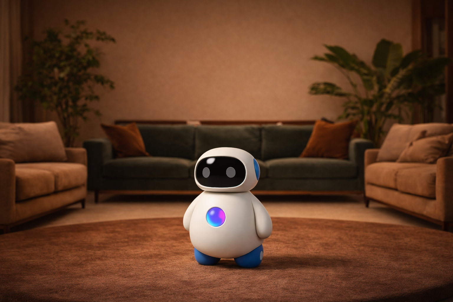 Bloo in the living room