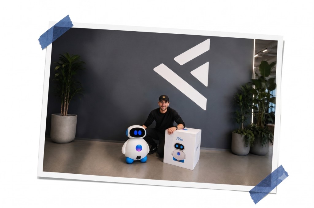 Alireza with Bloo at ORB AI